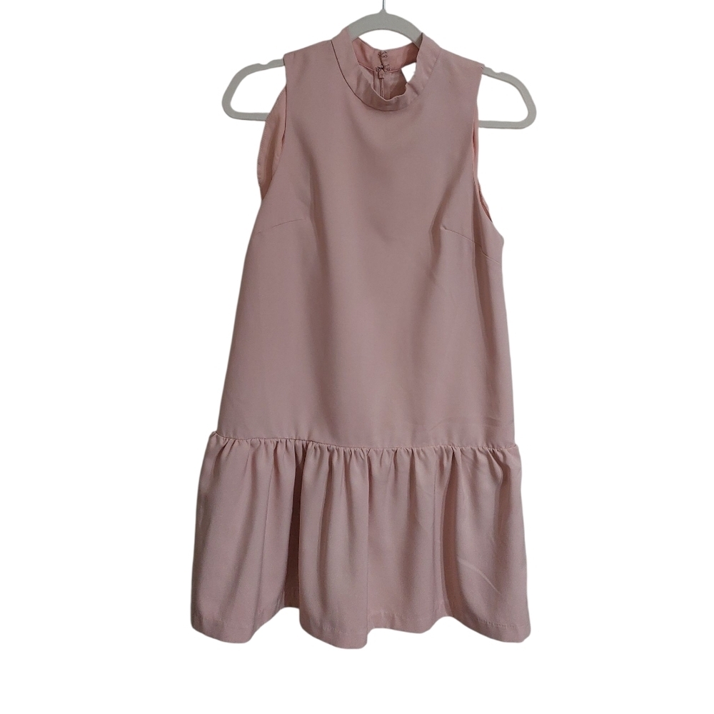 HD in Paris Blush Pink Ruffle Hem Dress